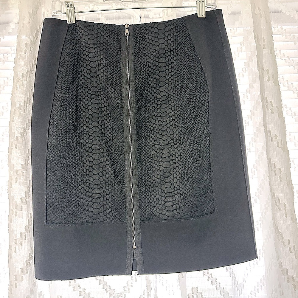 T Tahari Snake Skin Skirt